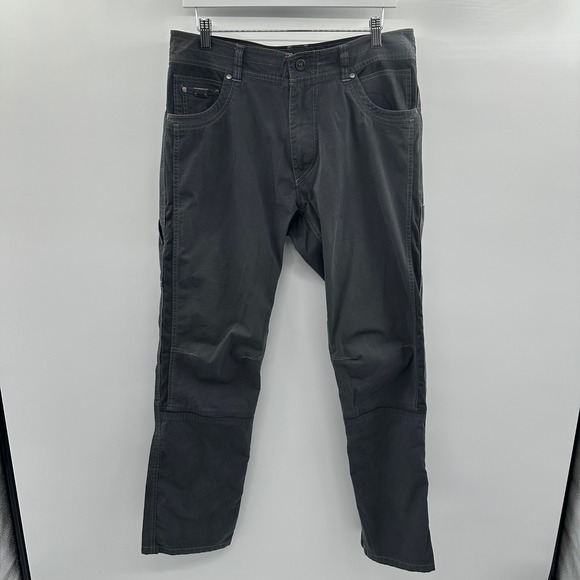 Kuhl Rydr Men Pants 34x32 Charcoal Gray Articulated Knee Hiking Outdoor RN108846 - Picture 11 of 14